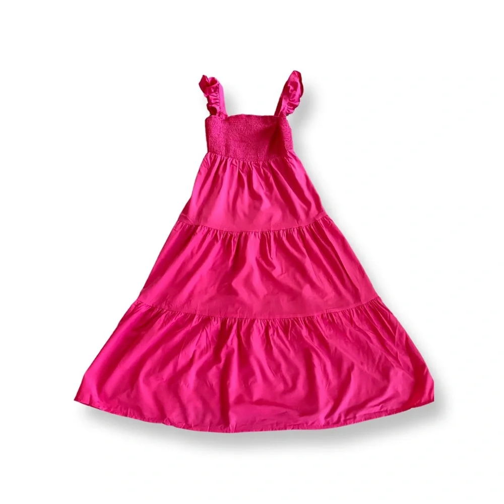 Hot Pink Maxi Dress - Picture 2 of 3